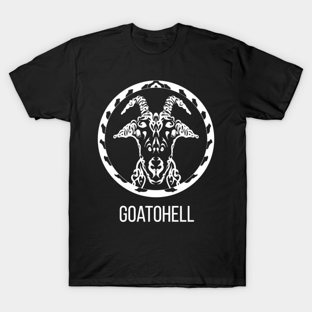 goatohell - goat to hell T-Shirt by foxycated